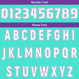 Custom Cyan Purple Reversible Basketball Suit for Adults and Kids Personalized Jersey