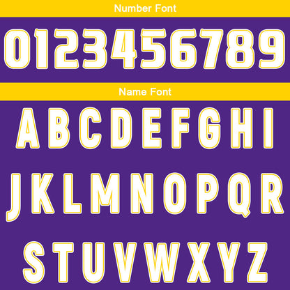 Custom Purple Yellow Reversible Basketball Suit for Adults and Kids Personalized Jersey