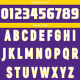 Custom Purple Yellow Reversible Basketball Suit for Adults and Kids Personalized Jersey
