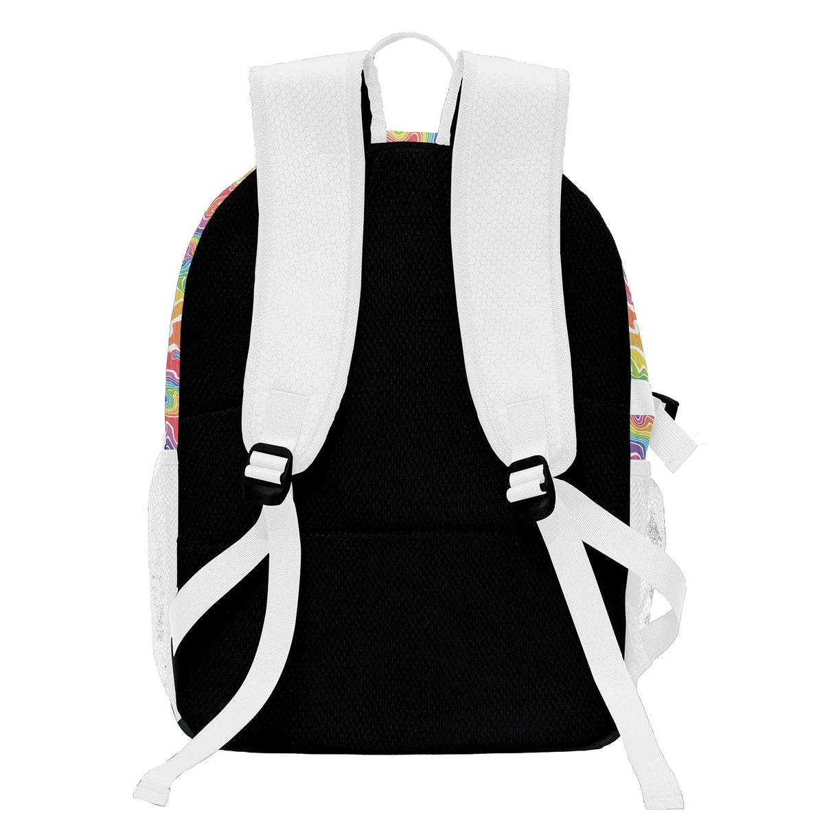 Custom White Basketball Soccer Backpack Personalized Player Names - Numbers & Team Logo #150-BP-0914-0027
