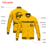 Custom Varsity Jacket Letterman jacket for Men, Women and Youth Yellow