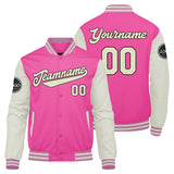 Custom Varsity Jacket Letterman jacket for Men, Women and Youth Pink