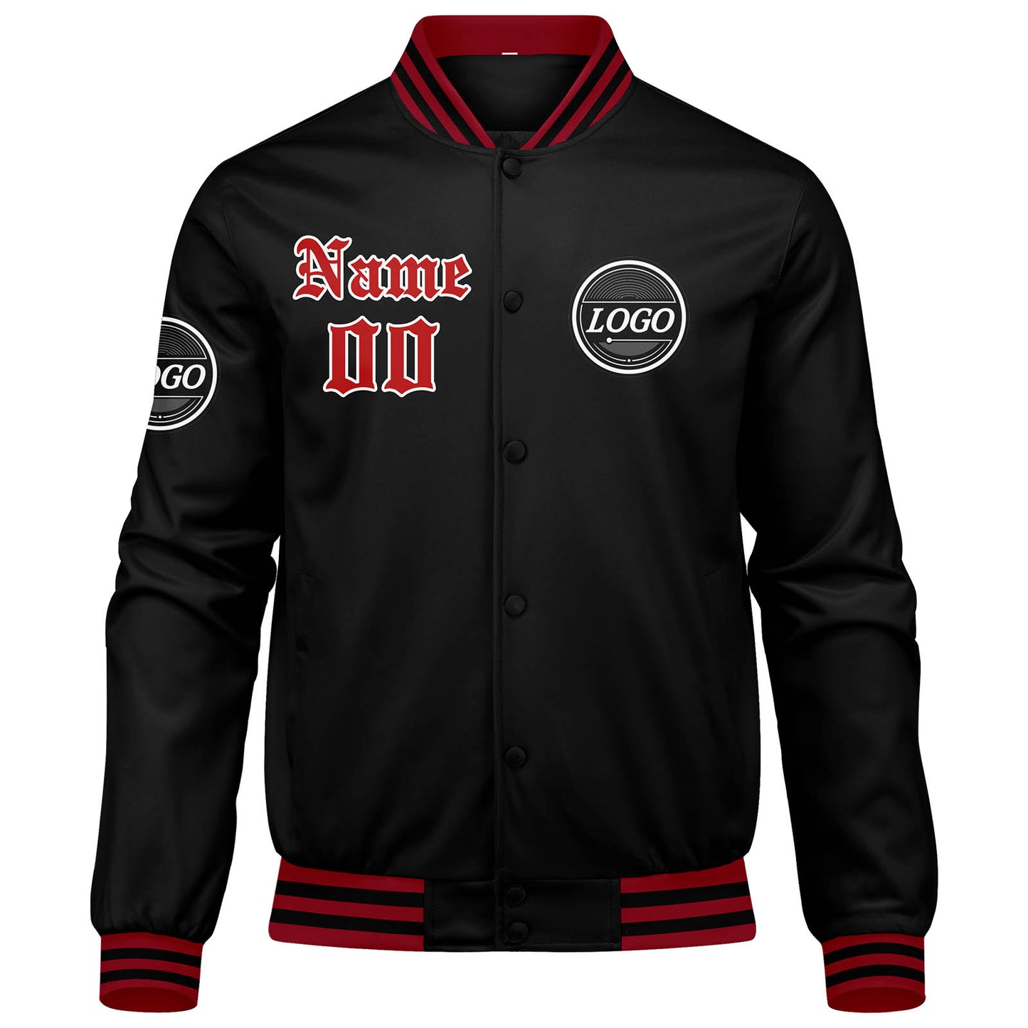 Custom Varsity Jacket Letterman jacket for Men, Women and Youth Red