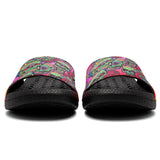 Customized Basketball Slippers With Added Patterns, Name Number Logo