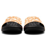 Customized Basketball Slippers With Added Patterns, Name Number Logo