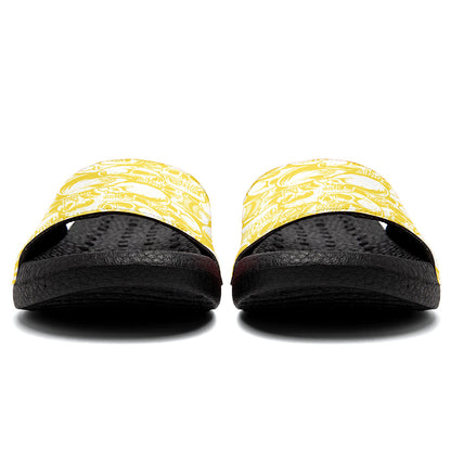 Customized Basketball Slippers With Added Patterns, Name Number Logo