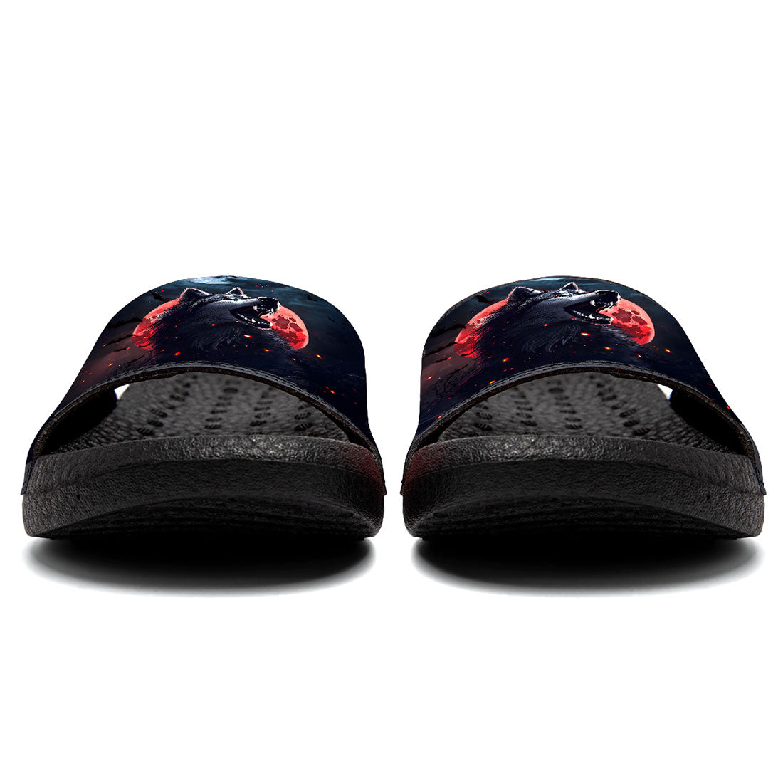 Customized Basketball Slippers With Added Patterns, Name Number Logo