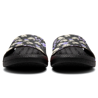 Customized Basketball Slippers With Added Patterns, Name Number Logo