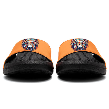 Customized Basketball Slippers With Added Patterns, Name Number Logo