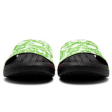 Customized Basketball Slippers With Added Patterns, Name Number Logo