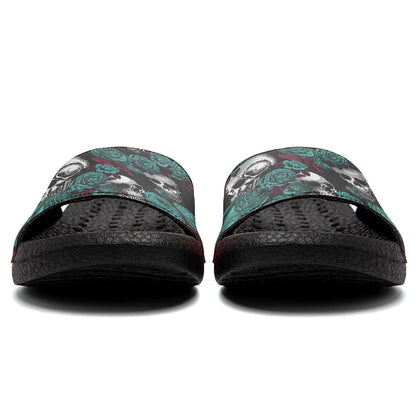 Customized Basketball Slippers With Added Patterns, Name Number Logo