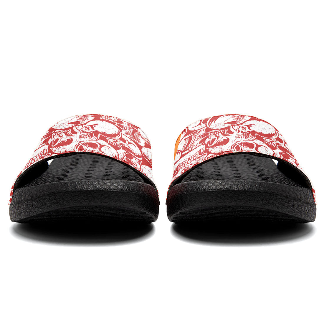 Customized Basketball Slippers With Added Patterns, Name Number Logo