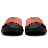 Customized Basketball Slippers With Added Patterns, Name Number Logo