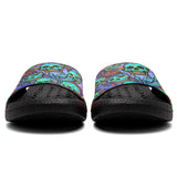 Customized Basketball Slippers With Added Patterns, Name Number Logo