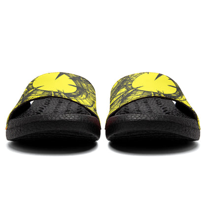 Customized Basketball Slippers With Added Patterns, Name Number Logo