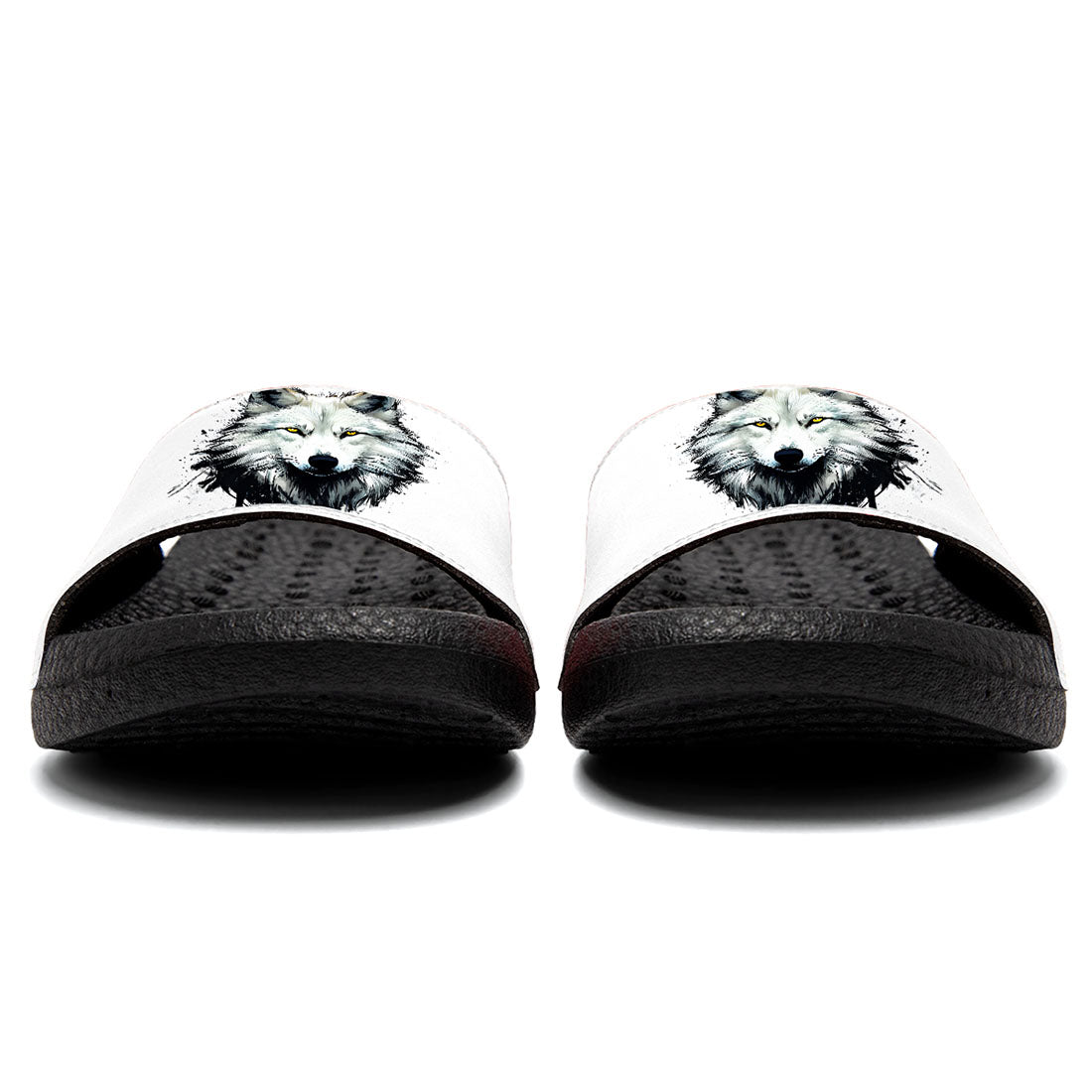 Customized Basketball Slippers With Added Patterns, Name Number Logo