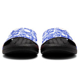 Customized Basketball Slippers With Added Patterns, Name Number Logo
