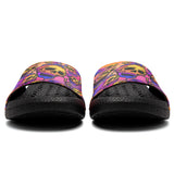 Customized Basketball Slippers With Added Patterns, Name Number Logo