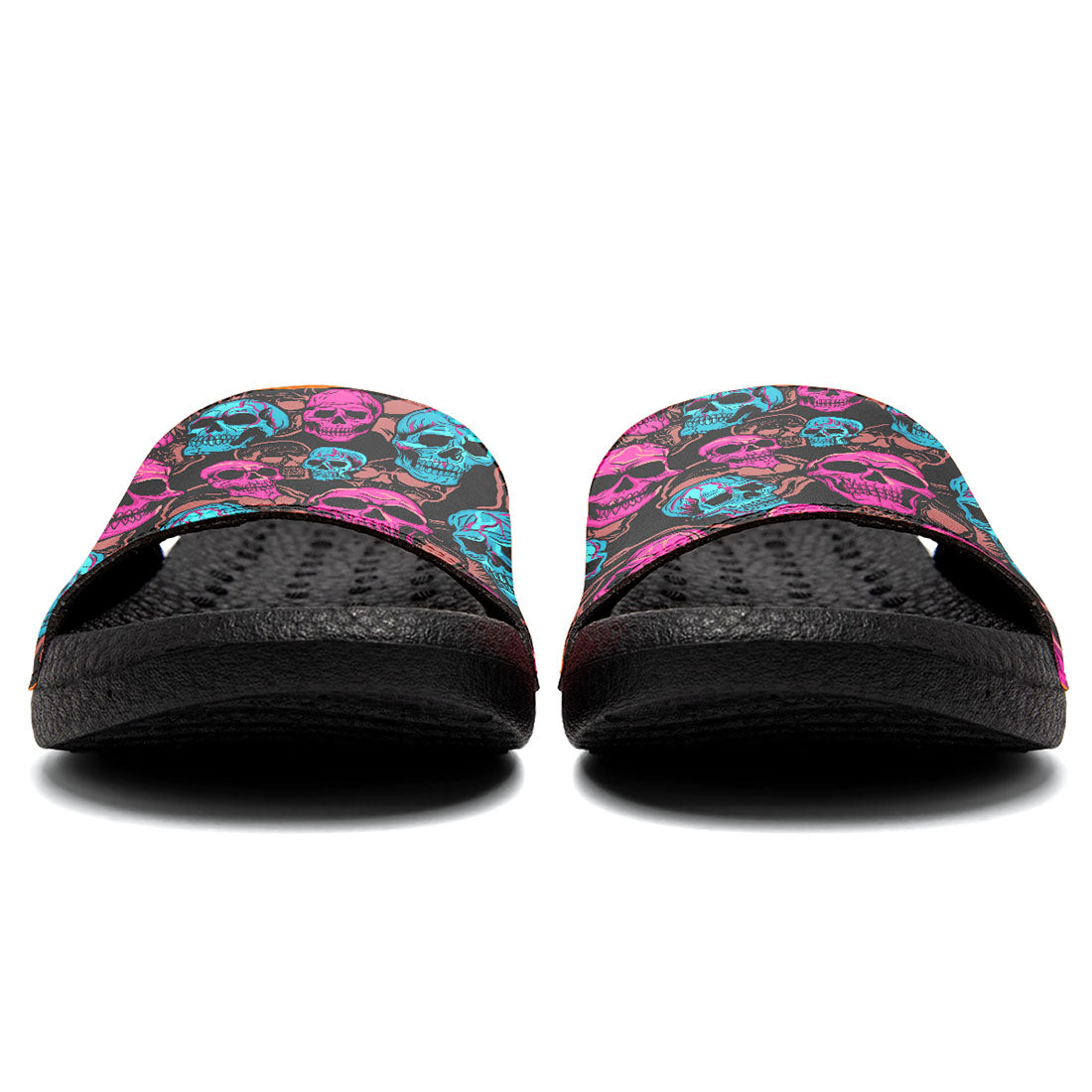 Customized Basketball Slippers With Added Patterns, Name Number Logo