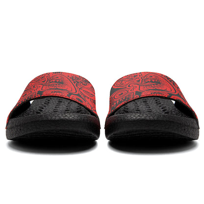 Customized Basketball Slippers With Added Patterns, Name Number Logo