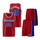Custom Burgundy Royal Basketball Jersey for Men Women Adult Youth Stitched Name Number Logo