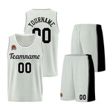 Custom Gray-Black Basketball Jersey for Men Women Adult Youth Stitched Name Number Logo