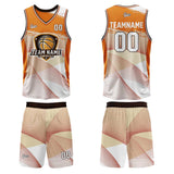 Custom Orange Basketball Jersey Uniform Suit Printed Your Logo Name Number