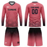 Custom Dark Gray Light Pink Basketball Soccer Football Shooting Long T-Shirt for Adults and Kids