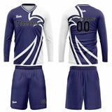 Custom Gray Blue Basketball Soccer Football Shooting Long T-Shirt for Adults and Kids