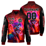 Custom Red Black Varsity Jackets for Men Women Youth Personalized Letterman Jackets