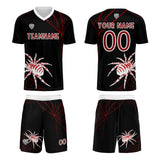 Custom Dark Red Soccer Uniform Jersey Kids Adults Personalized Set Jersey Shirt