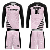 Custom Black Pink Basketball Soccer Football Shooting Long T-Shirt for Adults and Kids