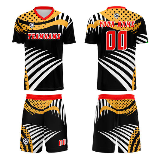 Custom Orange Red Uniform Jersey Kids Adults Personalized Set Jersey Shirt