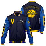 Custom Navy Royal Varsity Jackets for Men Women Youth Personalized Letterman Jackets