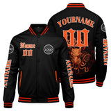 Custom Orange Varsity Jackets for Men Women Youth Personalized Letterman Jackets
