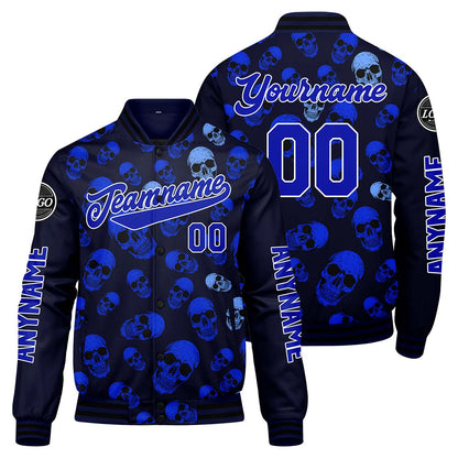 Custom Royal Varsity Jackets for Men Women Youth Personalized Letterman Jackets