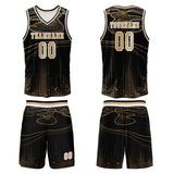 Custom Black Flesh Basketball Jersey Uniform Suit Printed Your Logo Name Number
