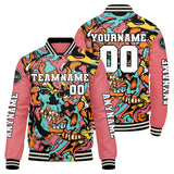 Custom Pink Varsity Jackets for Men Women Youth Personalized Letterman Jackets