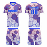 Custom White Blue Orange Uniform Jersey Kids Adults Personalized Set Jersey Shirt