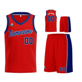 Custom Red Royal Basketball Jersey for Men Women Adult Youth Stitched Name Number Logo