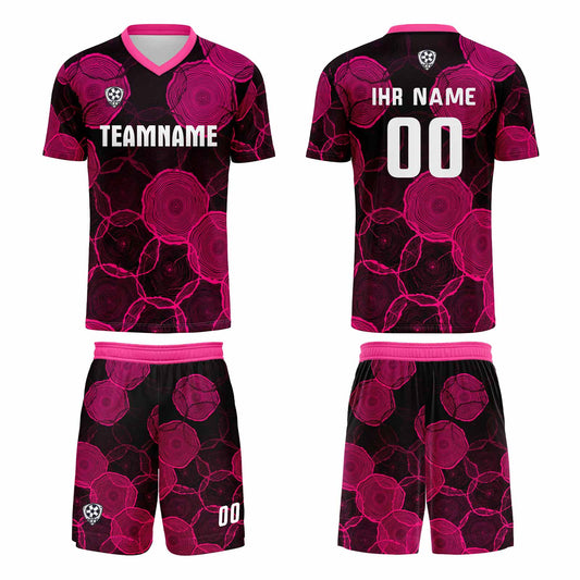 Custom Black Powder Uniform Jersey Kids Adults Personalized Set Jersey Shirt
