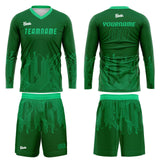 Custom Bright Green Basketball Soccer Football Shooting Long T-Shirt for Adults and Kids