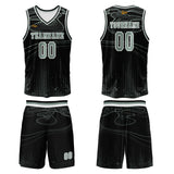 Custom Black Aqua Basketball Jersey Uniform Suit Printed Your Logo Name Number