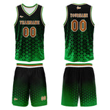 Custom Green Brown Basketball Jersey Uniform Suit Printed Your Logo Name Number