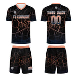 Custom Black Flesh Soccer Uniform Jersey Kids Adults Personalized Set Jersey Shirt