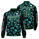 Custom Green Varsity Jackets for Men Women Youth Personalized Letterman Jackets