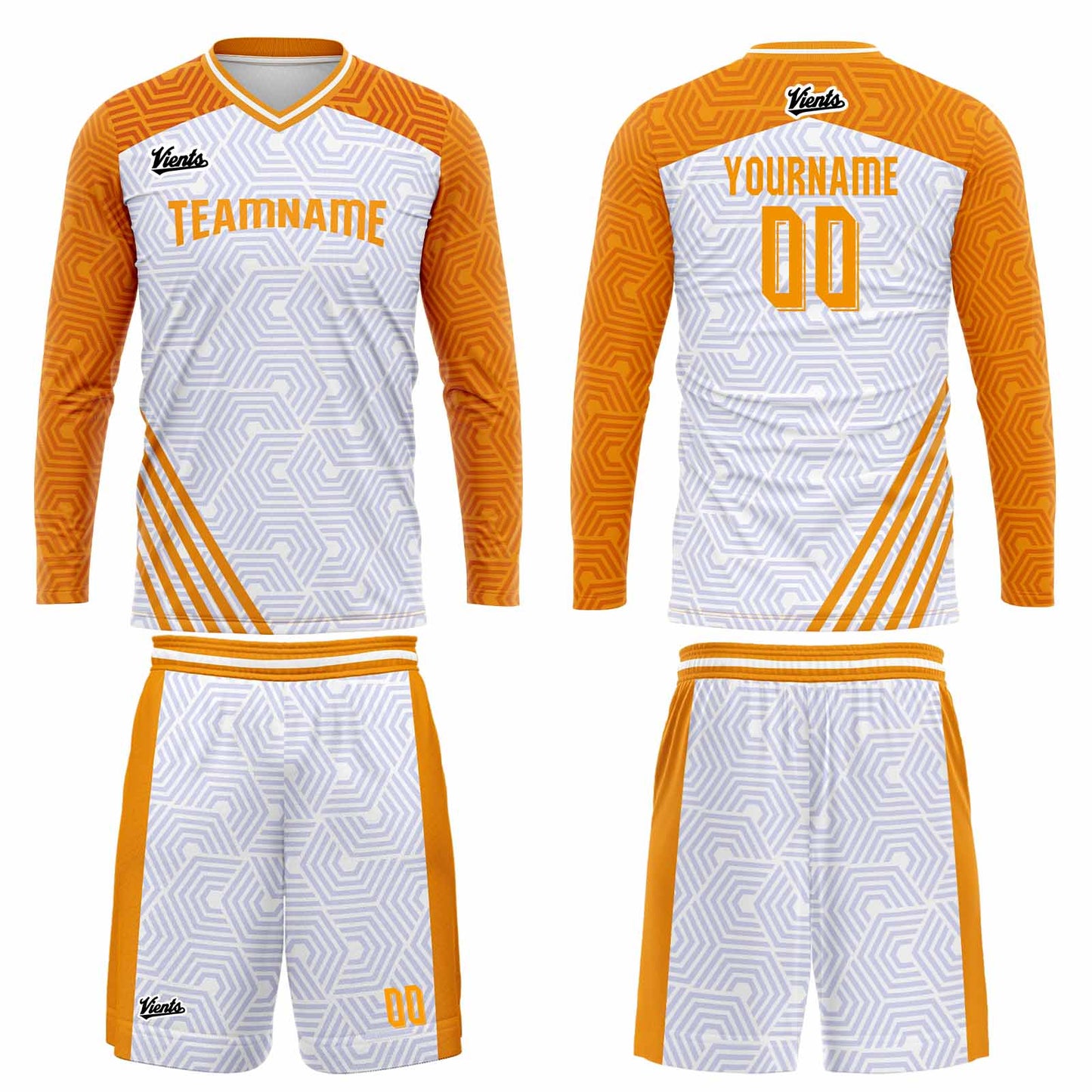 Custom Orange Basketball Soccer Football Shooting Long T-Shirt for Adults and Kids