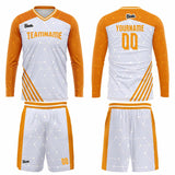 Custom Orange Basketball Soccer Football Shooting Long T-Shirt for Adults and Kids