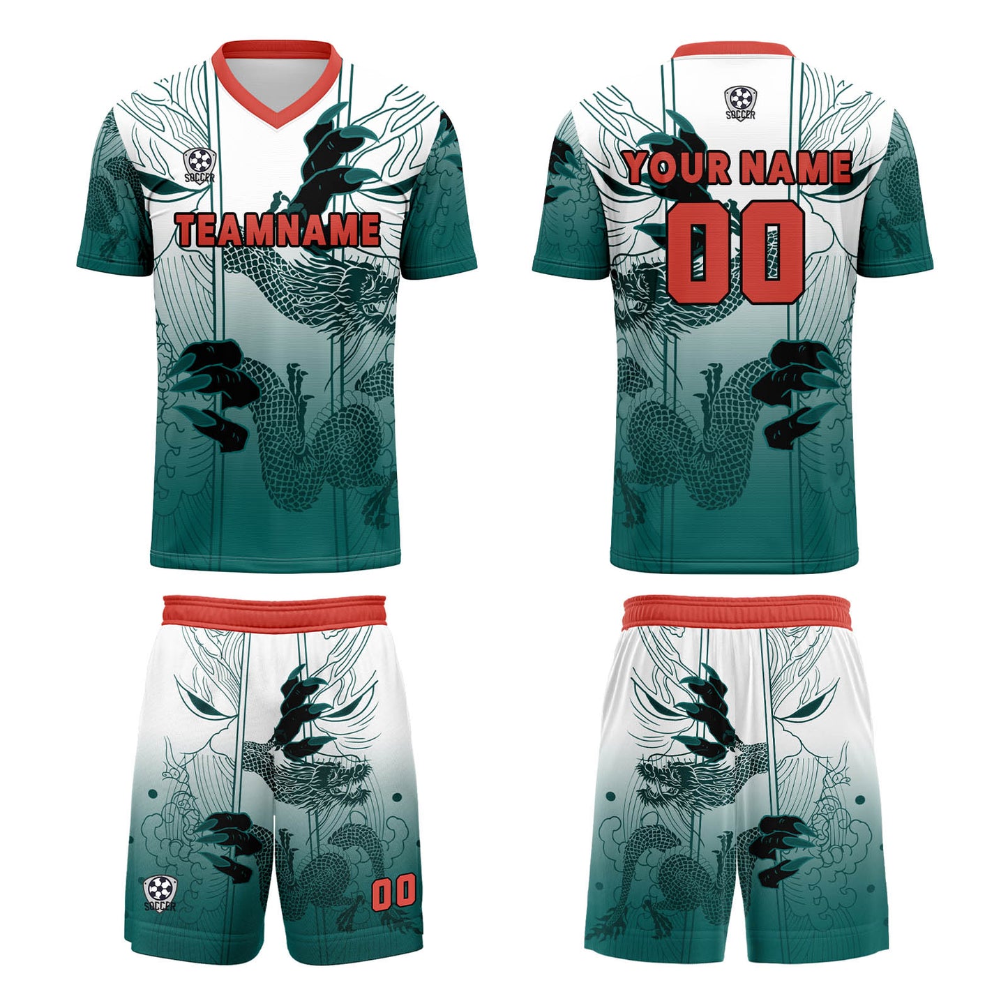Custom White Light Green Uniform Jersey Kids Adults Personalized Set Jersey Shirt