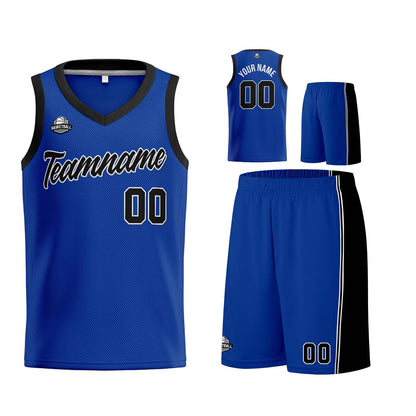 Custom Royal Black Basketball Jersey for Men Women Adult Youth Stitched Name Number Logo